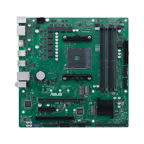ASUS PRO B550M-C/CSM AMD B550 Socket AM4 ErP Ready 4DDR4 Dual channel microATX MB