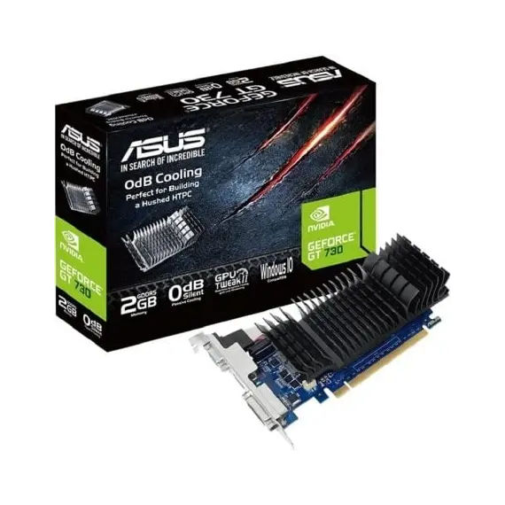 ASUS GeForce GT 730 2GB GDDR5 low profile graphics card 1xHDMI
