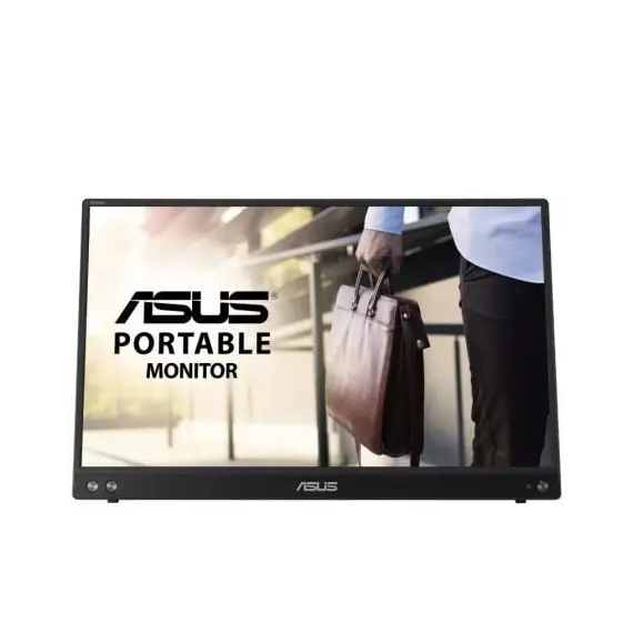 ASUS ZenScreen MB16ACV Portable USB Monitor 15.6inch Full HD IPS Hybrid Signal Solution USB Type-C Flicker Free Blue Light Filter