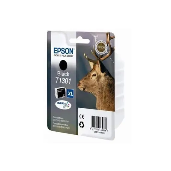 Tinteiro EPSON T1301 Preto XL - Stylus B42,BX320/5x5/625/630/9x5,SX5x5/620 & WF-3010/3520/3540/7x15