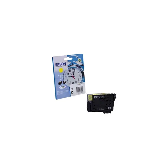 Tinteiro EPSON 27 Amarelo XL + Alarme RF - WF36xx/7110/7210/76xx/77xx