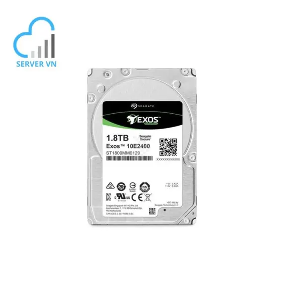 SEAGATE EXOS 10E2400 Ent.Perf. 10K 1.8TB w/Enhanced Cache HDD 512e/4Kn FastFormat 10000rpm 256MB cache SAS 12Gb/s 6.4cm 2.5inch BLK