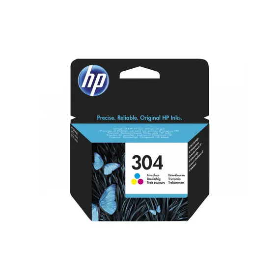 HP 304 original Ink cartridge N9K05AE 301 Tri-color Blister