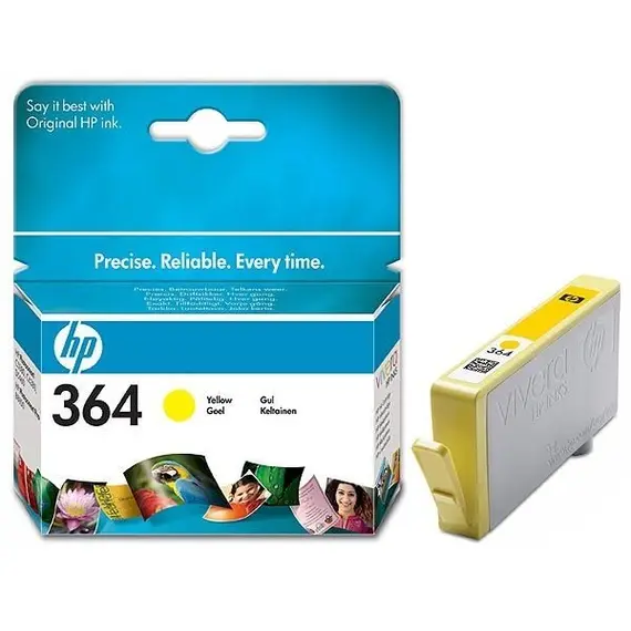 HP 364 original Ink cartridge CB320EE 301 yellow 3ml 300 pages 1-pack Blister multi tag with Photosmart Ink cartridge