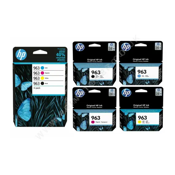 HP 963 CMYK Original Ink Cartridge 4-Pack