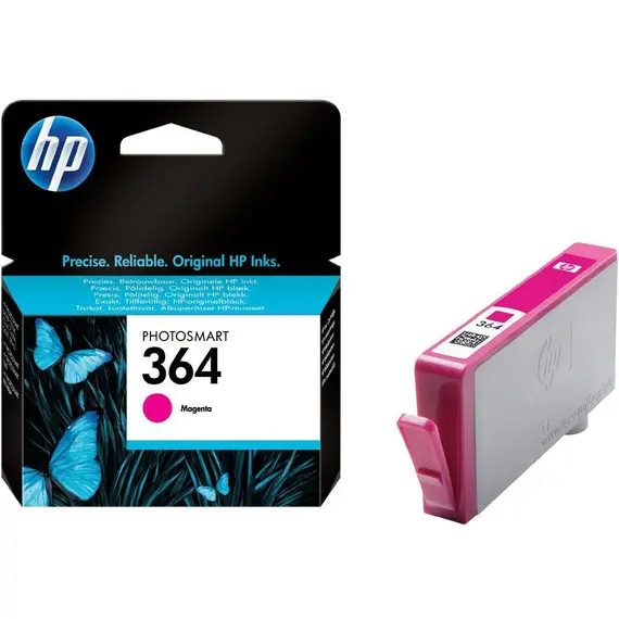 HP 364 original Ink cartridge magenta 3ml 300 pages 1-pack Blister multi tag with Photosmart Ink cartridge