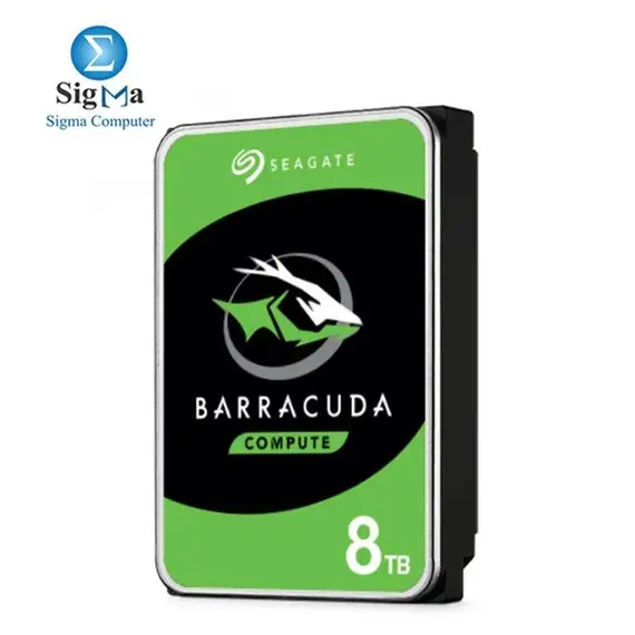 SEAGATE Desktop Barracuda 5400 8TB HDD 5400rpm SATA serial ATA 6Gb/s NCQ 256MB cache 89cm 3.5 inch BLK