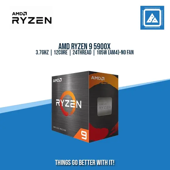 AMD Ryzen 9 5900X AM4 12C/24T 105W 3.7/4.8GHz 70MB - Without Cooler BOX
