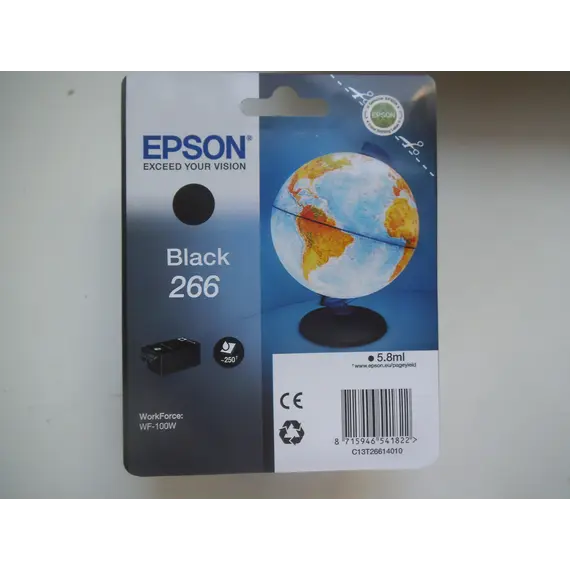 Tinteiro EPSON 266 Preto + Alarme RF - WorkFOrce WF-100W