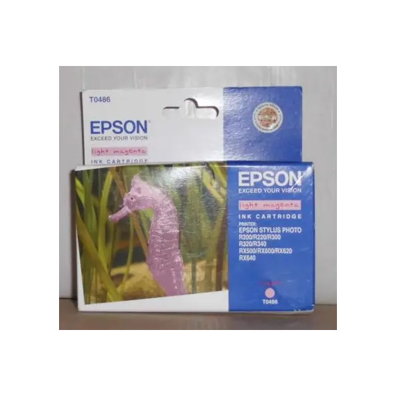 Tinteiro EPSON T0486 Magenta Claro - Stylus Photo R200/220/300/320/340, RX500/600//620/640