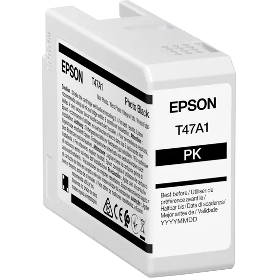 EPSON 5LB Singlepack Photo Black T47A1 UltraChrome Pro 10 ink 50ml