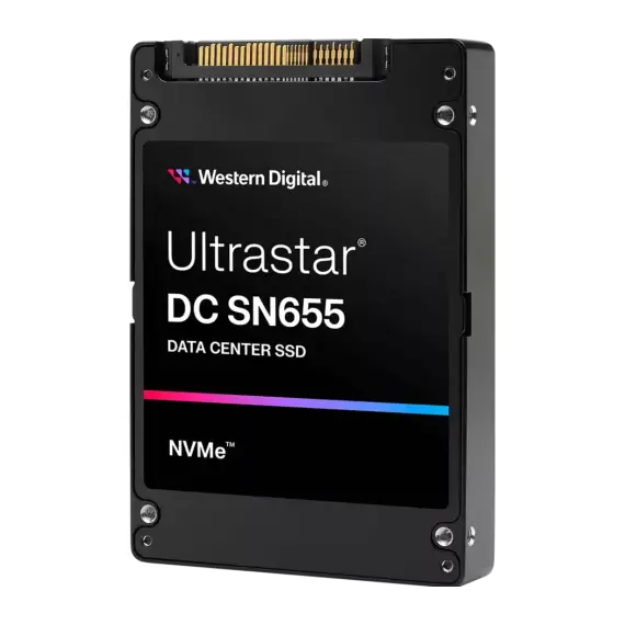 SANDISK Ultrastar DC SN655 NVMe SSD 3.84TB PCIe Gen4 U.3 SE -WUS5EA138ESP7E1