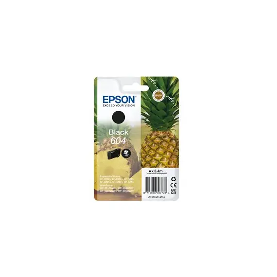 EPSON 4LB Singlepack Black 604 Ink w/s