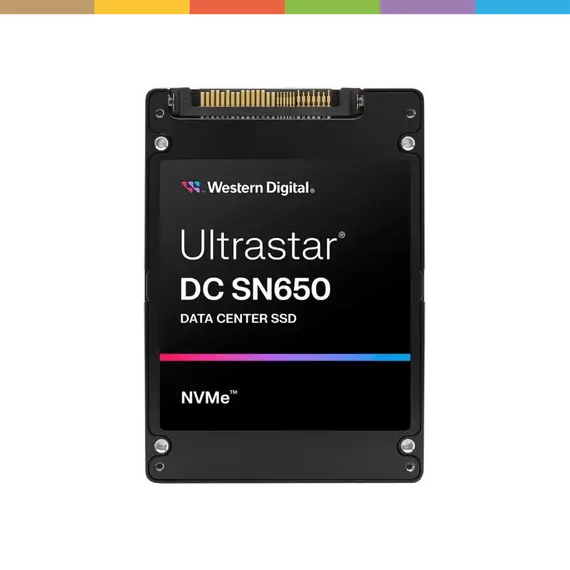 WESTERN DIGITAL Ultrastar DC SN650 U.3 15MM 15360GB 2.5inch PCIe 4.0 TLC RI-1DW/D BICS5 ISE NVMe SSD