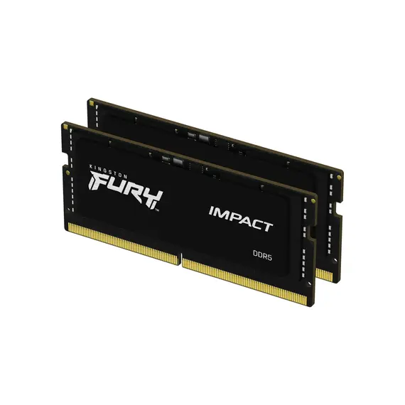 KINGSTON 32GB 5600MT/s DDR5 CL40 SODIMM Kit of 2 FURY Impact PnP