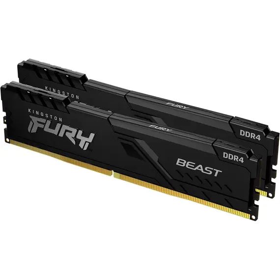 KINGSTON 16GB 3200MHz DDR4 CL16 DIMM Kit of 2 FURY Beast Black