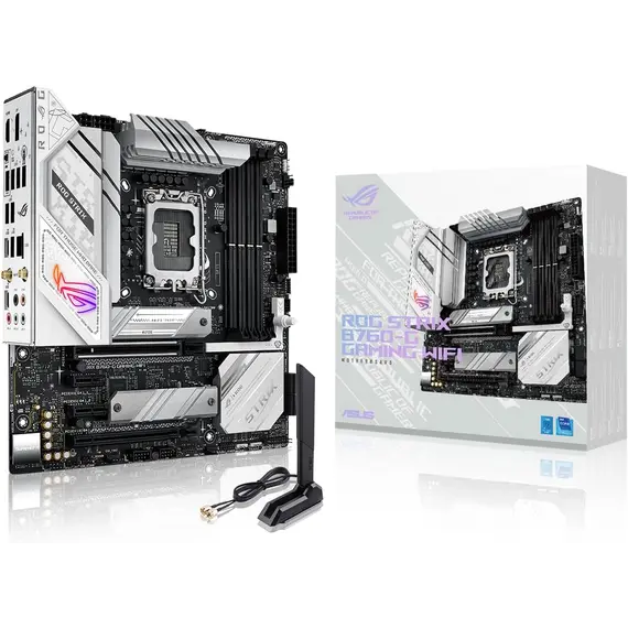 ASUS ROG STRIX B760-G GAMING WIFI LGA1700 USB3.2 GEN 2 microATX 4xDDR5 1xHDMI 1xDP 4xSATA 2xM.2