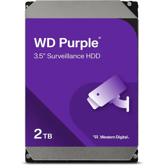 Disco 3.5 2TB WD Purple 64Mb SATA 6Gb/s 54rp Surveillance