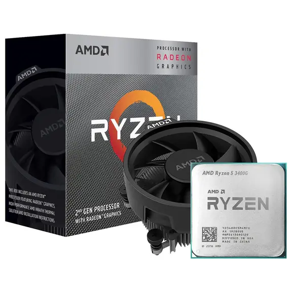 CPU AMD Ryzen 5 3400G 4.2GHz AM4 4C/8T 65W 6MB TRAY