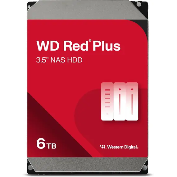 Disco 3.5 6TB WD Red Plus 256Mb SATA 6Gb/s 5400rpm