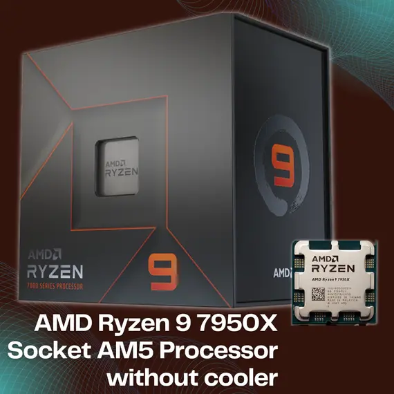 AMD Ryzen 9 7950X 5.7GHz AM5 16C/32T 170W 80MB without cooler BOX