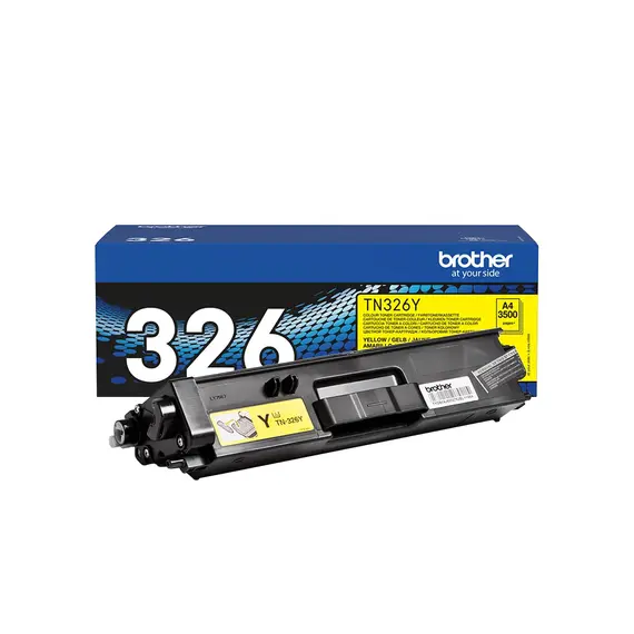 Toner Brother TN-326Y Amarelo - Compatível com Impressoras Brother - 3500 páginas | bluepixel.pt