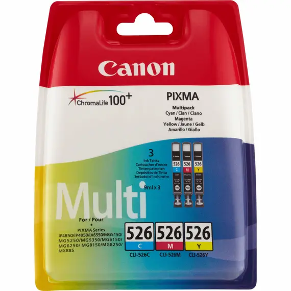 CANON CLI-526 Ink Cartridge C/M/Y combo