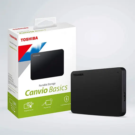 TOSHIBA CANVIO BASICS 2.5inch 1TB External HDD USB 3.2 Gen 1 black