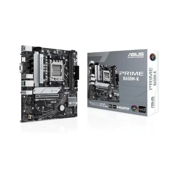 ASUS PRIME B650M-K AM5 1xVGA 1xHDMI 4xSATA 6Gb/s ports