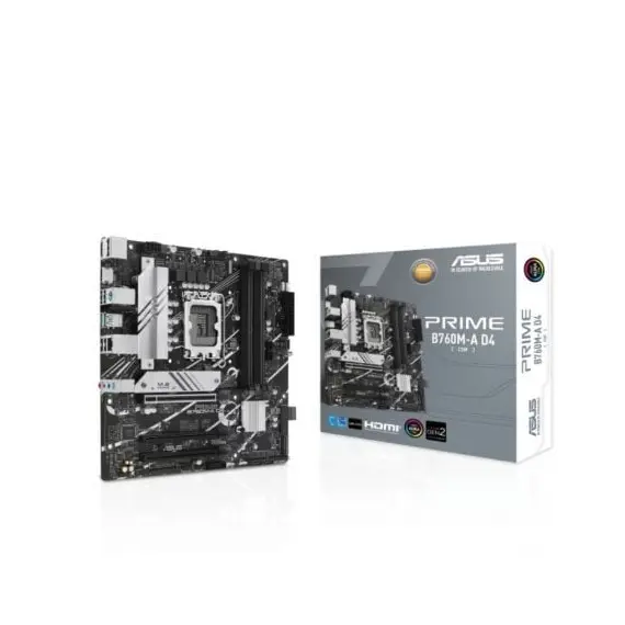 ASUS PRIME B760M-A D4-CSM LGA1700 4xDDR4 microATX 4xSATA MB DP 1.4 2xHDMI 2.1