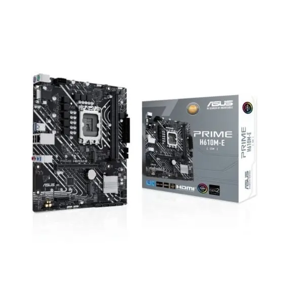 ASUS PRIME H610M-E-CSM LGA1700 microATX MB 2xDDR4 4xSATA 2xM.2