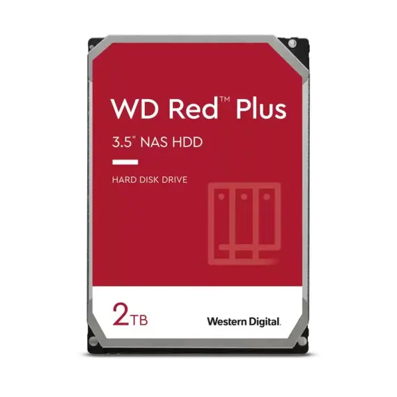 Disco 3.5 2TB WD Red Plus 128Mb SATA 6Gb/s 5400rpm