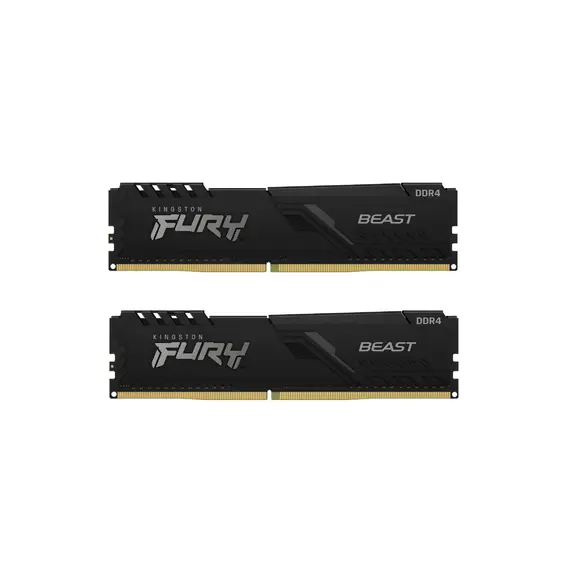 KINGSTON 32GB 3200MHz DDR4 CL16 DIMM Kit of 2 FURY Beast Black