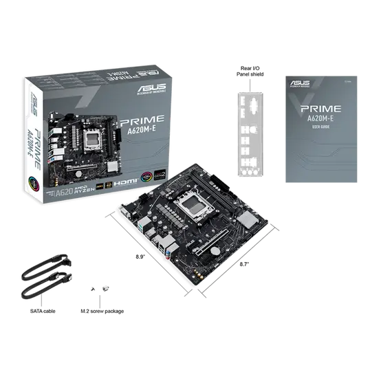ASUS PRIME A620M-E-CSM AM5 2xDDR5 mATX MB 4xSATA 1xM.2