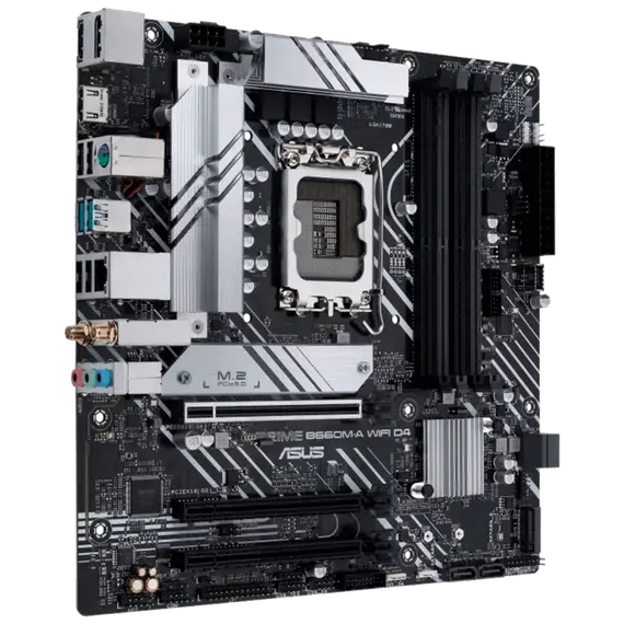 ASUS PRIME B660M-A WIFI D4 LGA1700 4xDIMM DDR4 mATX 4xSATA 2xM.2 2xHDMI 1xDP MB