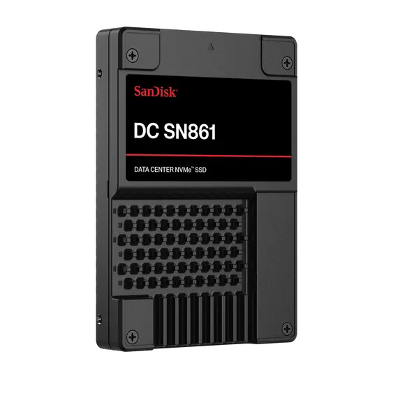 SANDISK Ultrastar DC SN861 NVMe SSD 6.4TB PCIe Gen5x4 U.2 ISE