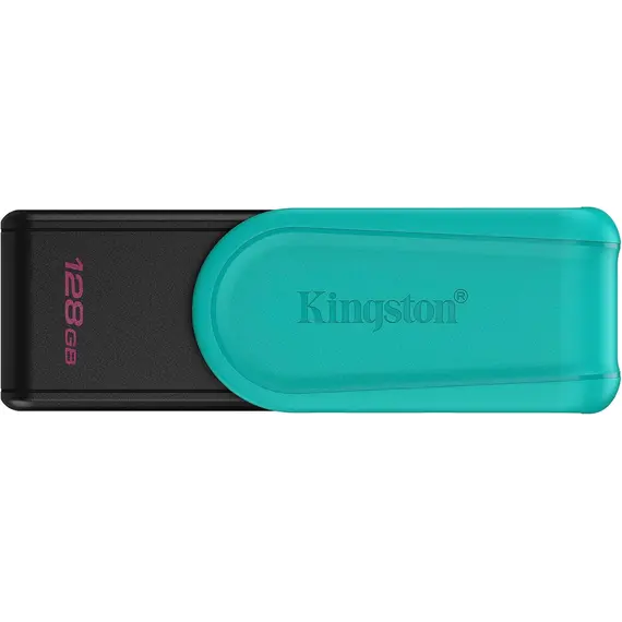 KINGSTON 128GB Portable USB 3.2 Gen 1 DataTraveler Exodia S Black/Turquoise