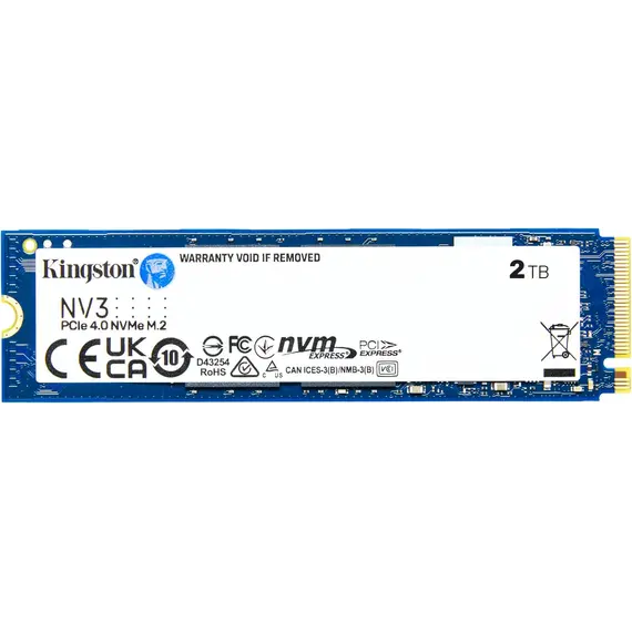 KINGSTON 2000GB NV3 M.2 2280 PCIe 4.0 NVMe SSD