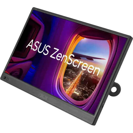 ASUS ZenScreen OLED MQ16AHE portable monitor 15.6inch FHD OLED 16:9 60Hz 400cd/m2 1ms HDMI USB-C Black+Gray
