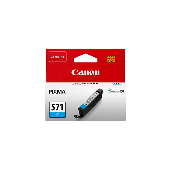 Tinteiro Canon 571 Azul 0386C001 - Cartucho de Tinta de Alta Qualidade na bluepixel.pt