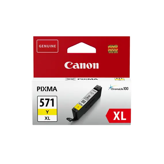 Tinteiro Canon 571XL Amarelo 0334C001 - Alta Capacidade para Impressoras Canon na bluepixel.pt