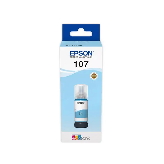 Tinteiro Epson 107 Azul Claro C13T09B540 - 70ml para Impressoras Epson | bluepixel.pt