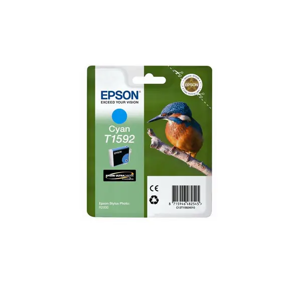 Tinteiro Epson T1592 Azul 17ml - Compatível com Impressoras Epson | bluepixel.pt