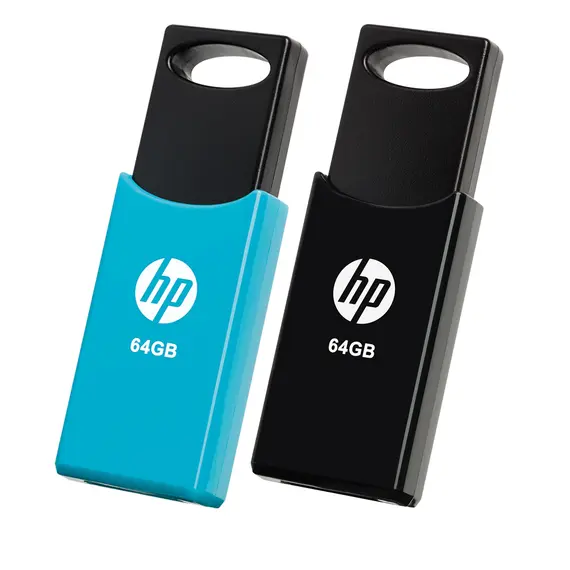 HP 2 x 64GB v212w USB 2.0 Twin Pack Pen Drive
