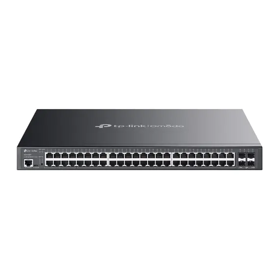 TP-LINK SG3452XMPP Omada 48-Port Gigabit 4-Port 10GE SFP+ L2+ Managed Switch 40x PoE+ 8x PoE++