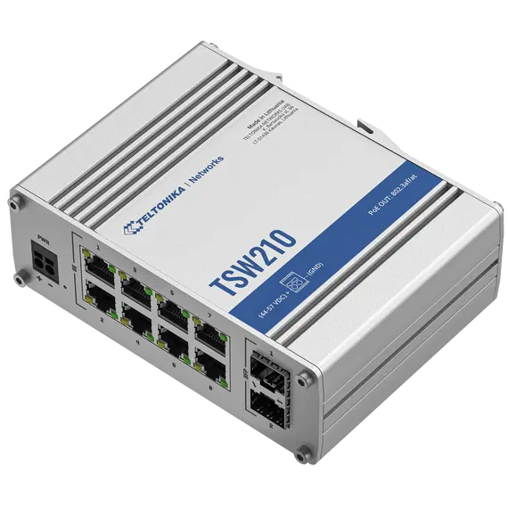 TELTONIKA NETWORKS TSW210 Industrial Ethernet Switch