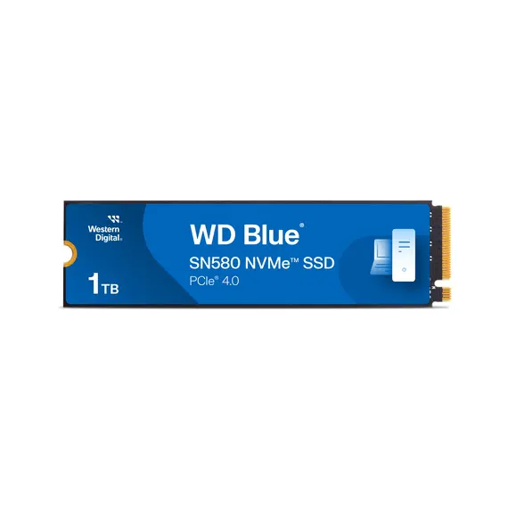 SSD M.2 PCIe 4.0 NVMe WD 1TB Blue SN580-4150R/4150W-600K/750K IOPs