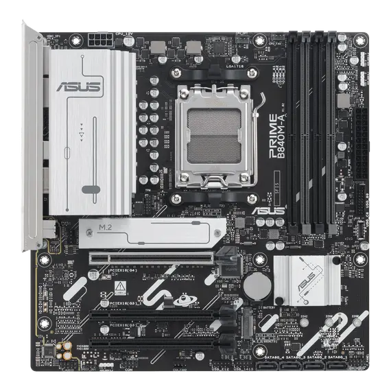 ASUS PRIME B840M-A WIFI AM5 DDR5 micro ATX MB 1xHDMI 2xDP 3xM.2 4xSATA