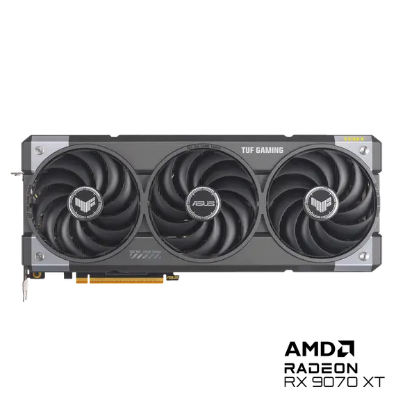 ASUS TUF Gaming Radeon RX 9070 OC Edition 16GB GDDR6 Graphics Card PCIe 5.0 HDMI 2.1 DisplayPort 2.1a
