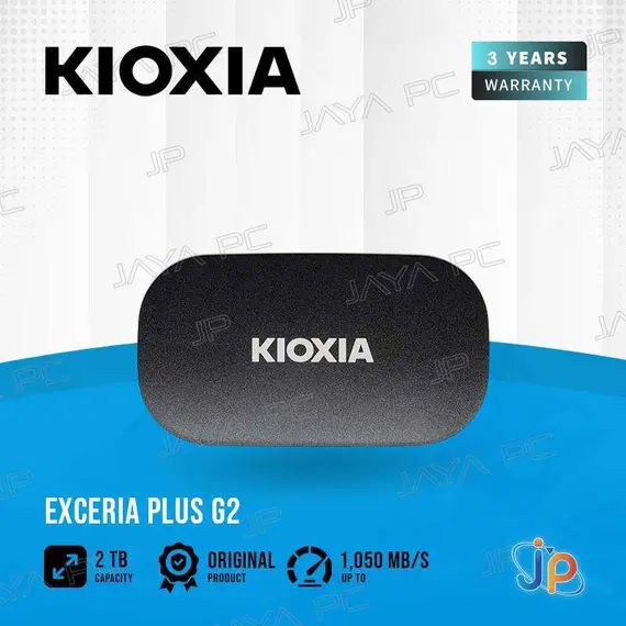 KIOXIA SSD EXCERIA PLUS G2 Portable 2TB -1050R/1000W